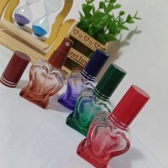 تصویر شیشه عطر مدل قلب 