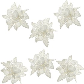 تصویر استیکر گل کنفی مدل Y6819 بسته 6 عددی 