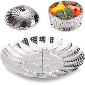 تصویر سبد بخارپز استیل - متوسط 