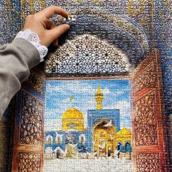 تصویر پازل هزار تکه اماکن ایرانی 