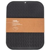 تصویر آبچکان ظروف حصیر شستشوی سیلیکون آنتراسیت اورجینال Mudo Home 