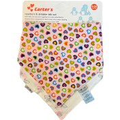 تصویر پیش بند سه گوش 0-24 ماه کارترز Carter’s بسته دو عددی - 