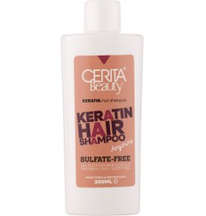 تصویر سریتا بیوتی شامپو مناسب موهای کراتینه ا Cerita Beauty Keratin Hair Shampoo Cerita Beauty Keratin Hair Shampoo