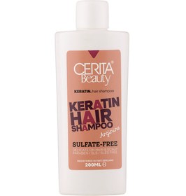 تصویر شامپو فاقد سولفات موهای کراتینه سریتا 200 میل ا Cerita Keratin Hair Shampoo 200 ml Cerita Keratin Hair Shampoo 200 ml