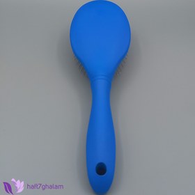 تصویر برس مو کوئین رنگ آبی 