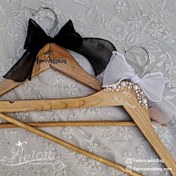 تصویر چوب کار یا هنگر عروس و داماد مدل F 