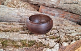 تصویر پیاله چوبی wood cup