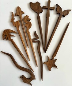 تصویر کانزاشی چوبی - ده 