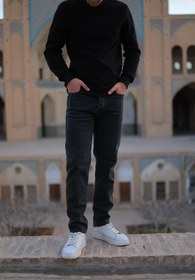 تصویر شلوار جین اسلیم - طوسی / 36 