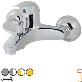 تصویر شیر حمام طوفان فلز مدل آریا - کروم Tofan Felez Bath Faucet Ariya Model