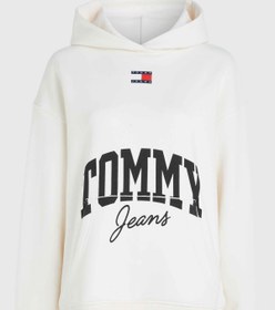 تصویر سویشرت زنانه تامی هیلفیگر اورجینال Tommy Hilfiger DW0DW16399YBH 