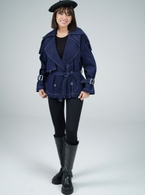 تصویر کت جین آستین سگکدار کالین کد ۲۰۱۲۴۱۲ 