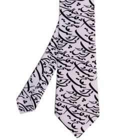 تصویر کراوات مردانه مدل نستعلیق کد 1300 