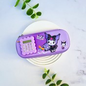 تصویر جامدادی کتابی ماشین حساب دار کرومی 