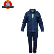 تصویر لباس کار لی سنگ‌شور سایزبندی دارد 