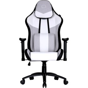 تصویر صندلی گیمینگ کولرمستر R3C GRAY & WHITE GAMING CHAIR COOLER MASTER GAMING CHAIR R3C GRAY & WHITE