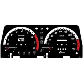 تصویر صفحه کیلومتر اسپرت طرح یورو 4 مناسب برای پراید 