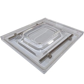 تصویر درب پلکسی دستگاه وکیوم DZ400 