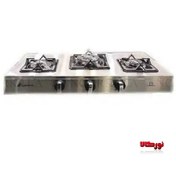 تصویر اجاق گاز رومیزی سه شعله فندک دار آتشگر مدل 333 Three-burner tabletop gas stove, model 333