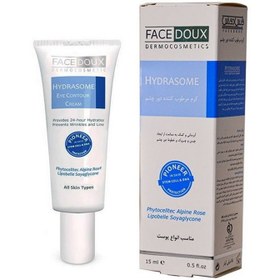 تصویر فیس دوکس هیدرازوم کرم مرطوب کننده دورچشم مناسب انواع پوست 15ML FACE DOUX HYDRASOME EYE CONTUR CREAM ALL SKIN TYPE 15ML