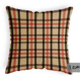 تصویر کوسن کد K391 چهارخونه