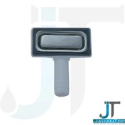 تصویر سرریز لگن تخت با پلاک استیل 