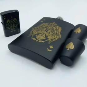 تصویر ست هیپ فلاسک فندک 