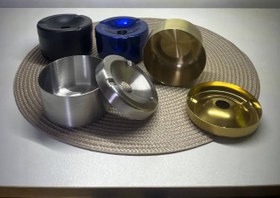 تصویر زیر سیگاری استیل رنگی 