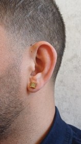 تصویر گوشواره مگنتی نگین دار 