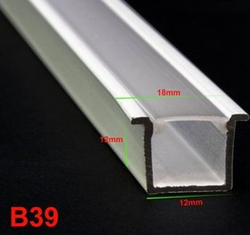 تصویر لاینر نوری توکار کد ۳۹ برش ۱۲ میلی‌متر 