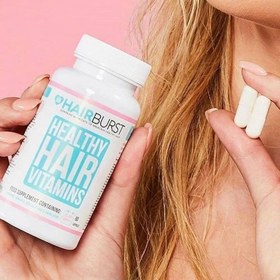 تصویر کپسول هیربرست رشد و تقویت مو 60 عددی Hairburst | اورجینال هیربرست