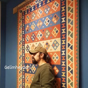 تصویر گلیم دستباف قشقایی Qashqai kilim