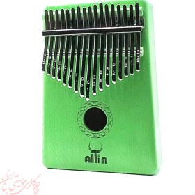 تصویر کالیمبا ۱۷ تیغه سبز پاستیلی حفره گرد + هاردکیس همراه با دو سال گارانتی 