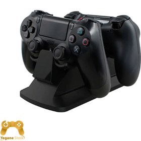 تصویر استند شارژ دسته بازی مدل DOBE SPARKFOX PS4 W60P190-03 PlayStation 4 Stand DOBE SPARKFOX PS4 W60P190-03