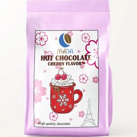 تصویر هات چاکلت آلبالویی 