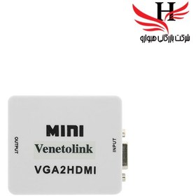 تصویر تبدیل پکدار وی جی ای به اچ دی ام آی VENETOLINK VGA TO HDMI 