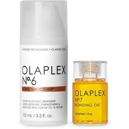 کیت اولاپلکس OLAPLEX N°.6 BOND SMOOTHER 100ML +N°.7 BONDINGE OIL 30ML