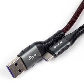 تصویر کابل شارژ LX-404 1M TYPE-C کنفی HISKA Hiska LX404 USB to type-c CHARGING Cable-1