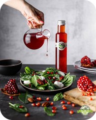 تصویر سرکه تخمیری انار 