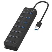 تصویر هاب USB اونتن مدل OTN5307 با ۷ پورت 
