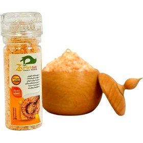 تصویر نمک صورتی دانه درشت همراه نمکساب (۱۸۰گرم) 