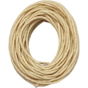 تصویر فیتیله کتان موم خورده 24 تار 