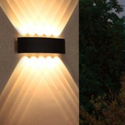 تصویر چراغ دکوراتیو دیواری دوطرفه ۱۰ وات آلومینیوم 