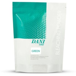 تصویر پودر دکلره رنگ سبز حجم 250 گرم دنی وان ا Dani One Green Color Powder 250 g Dani One Green Color Powder 250 g