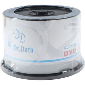 تصویر DVD خام Dr.Data بسته ۵۰ عددی DR.DATA 4.7GB DVD-R WITH PACK