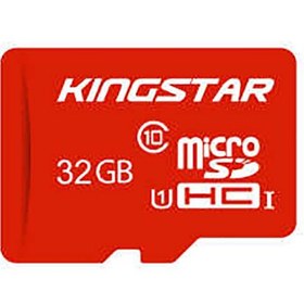 تصویر رم میکرو 32 گیگ کینگ استار Kingstar UHS-I Class 10 سرعت 85MBps 