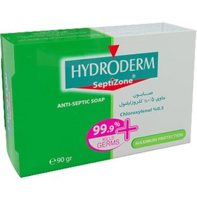 تصویر صابون آنتی سپتیک و ضدعفونی کننده حاوی 0.5% کلروزاینلول هیدرودرم صابون و پودر صابون