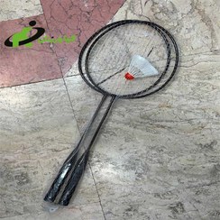 تصویر خرید راکت بدمینتون جفتی کد Kv802 double badminton racket code kv802