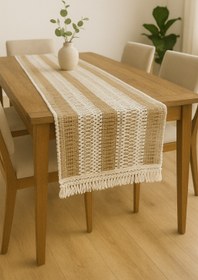 تصویر رانر طرح ثمین - عسلی 