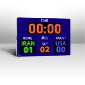 تصویر اسکوربورد دیجیتال چند منظوره مدل EC90 ec90 model multifunctional digital scoreboard